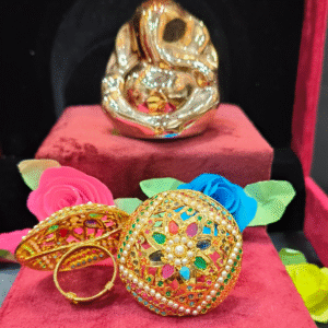 Royal Meenakari Dome Ring