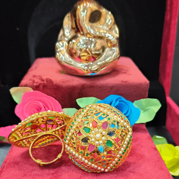 Royal Meenakari Dome Ring