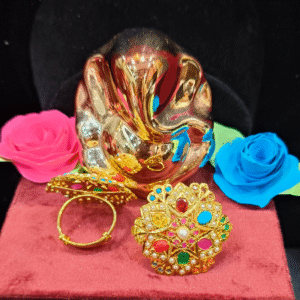 Royal Navratna Blossom Ring