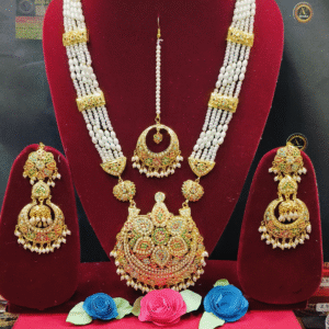 Noorjahan Multi-Colour Jadau Necklace Set