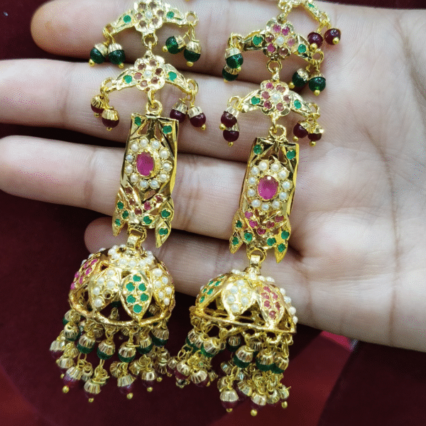 Mallika Heritage Tiranga Pearl Choker Set - Image 4