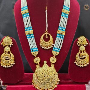 Noorjahan Firoza Pearl Jadau Necklace Set